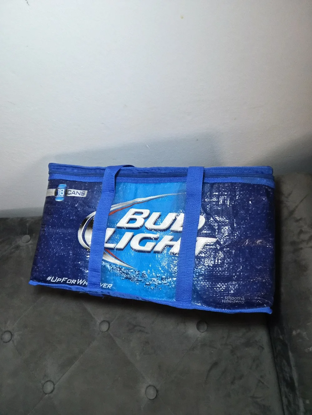 Bud Light Insulated Cooler Tote Bag - Blue